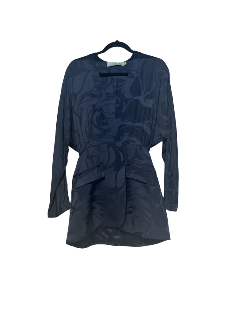 Silvia Tcherassi Vagogna Jacket in Navy Jacquard L