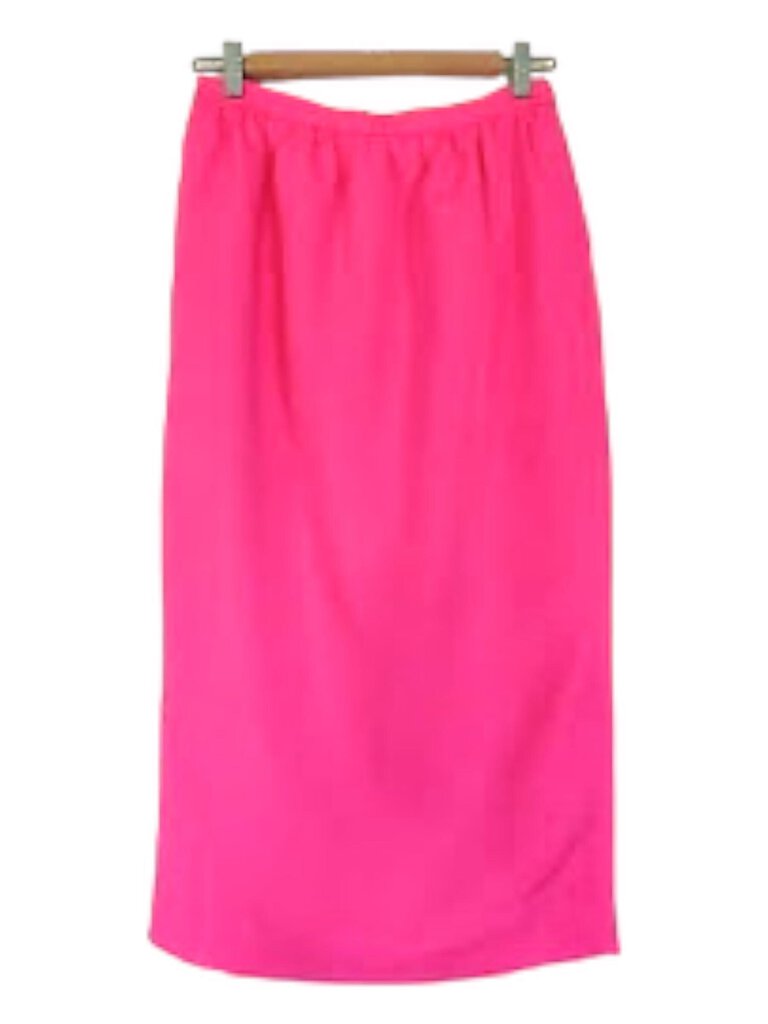 J. Crew J. Crew Long Pencil Skirt In Faille NWT pink neon fuschia 14