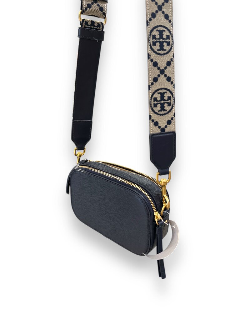 Tory Burch Mini Miller grained-leather crossbody bag