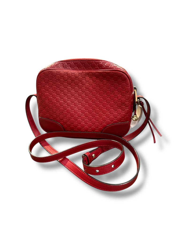 Gucci crossbody camera bag red