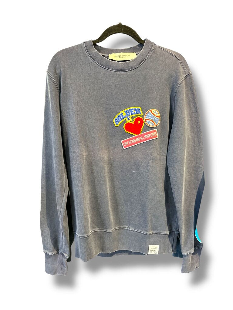 Golden Goose "Golden" sweatshirt navy medium