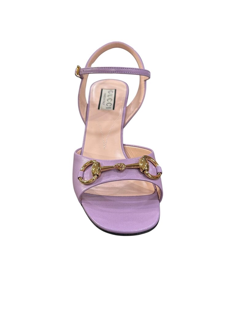 Gucci Horsebit platform sandals lilac 37