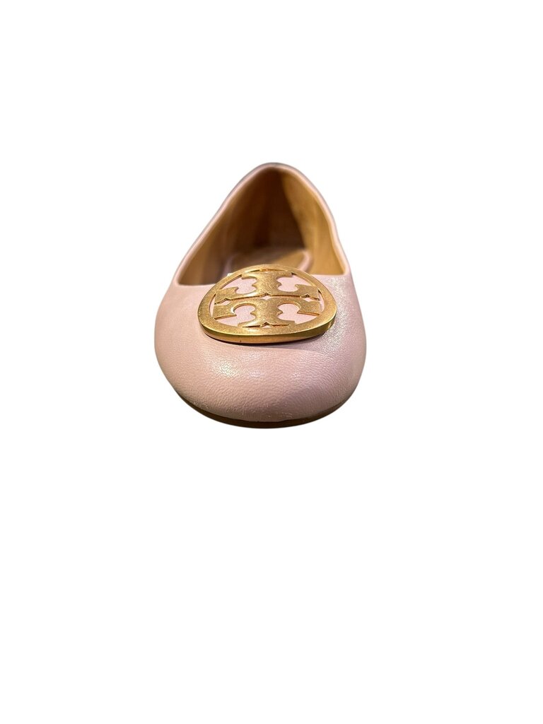 Tory Burch Benton leather ballet flats seashell 6.5