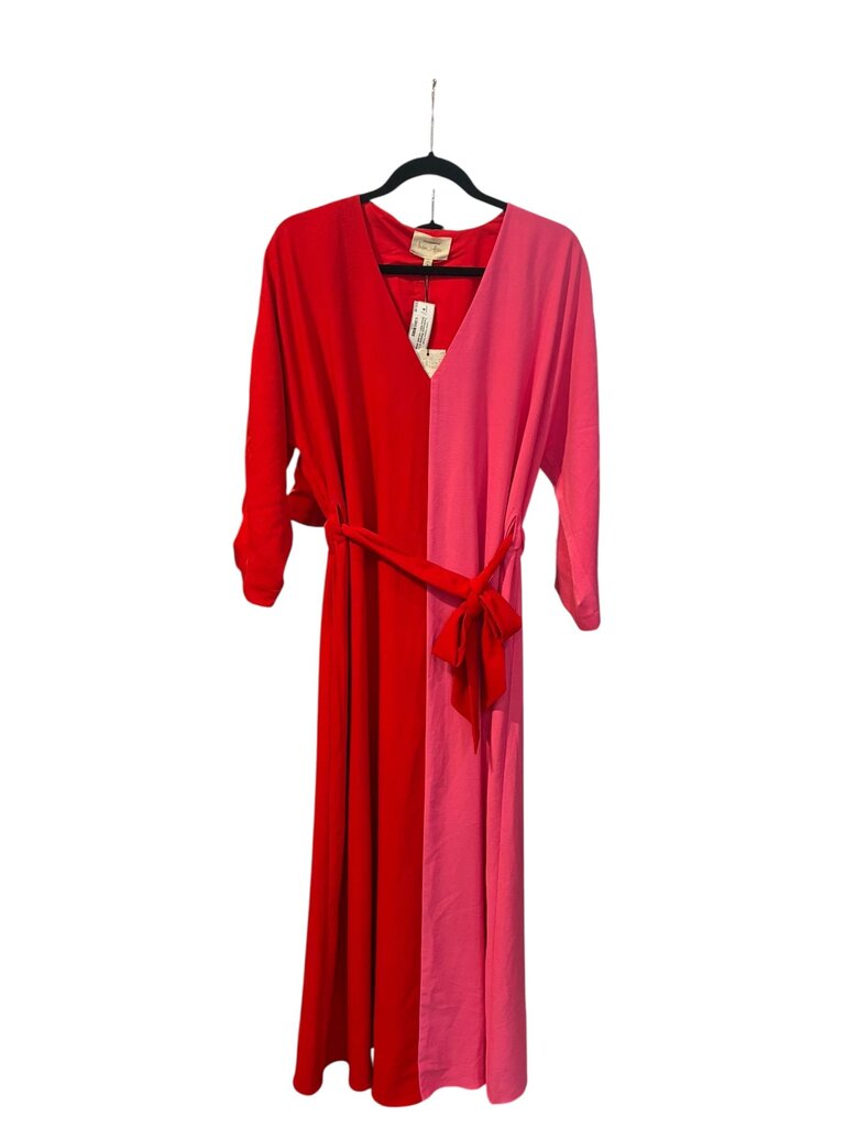 Tuckernuck Madame G Caftan Dress NWT red pink small