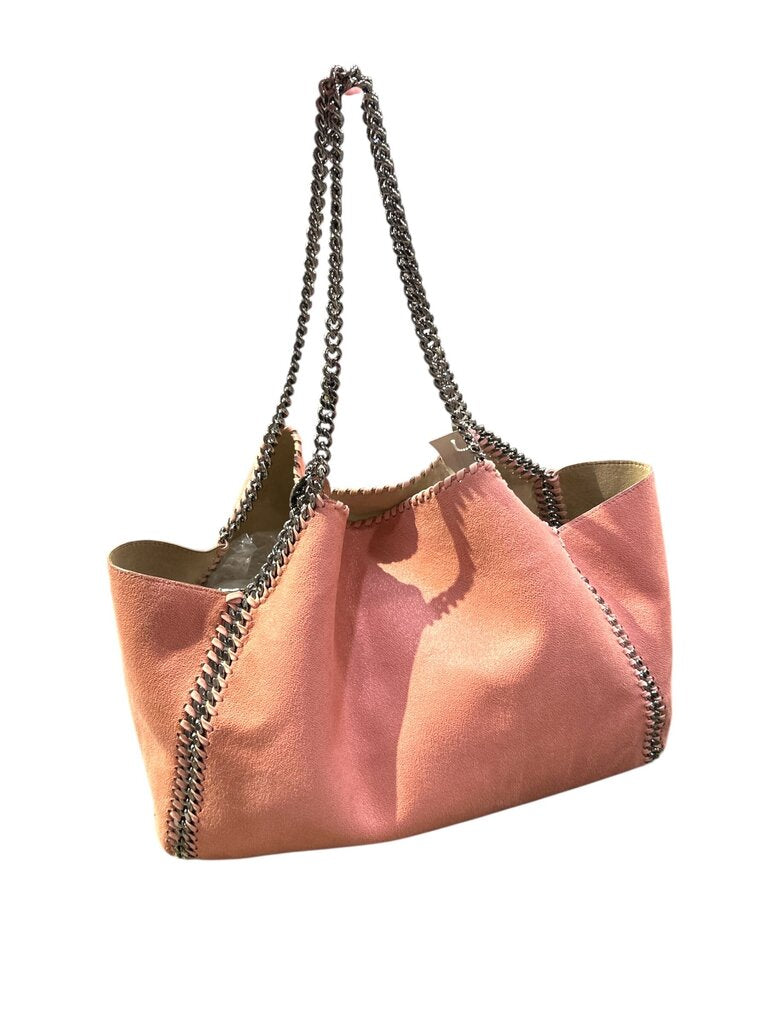 Stella Mccartney Falabella mini reversible Tote peony