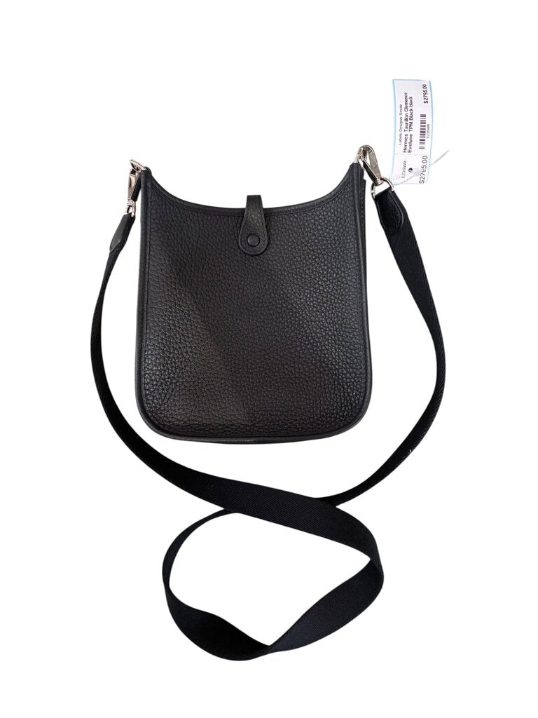 Hermes Taurillon Clemence Evelyne TPM Black black