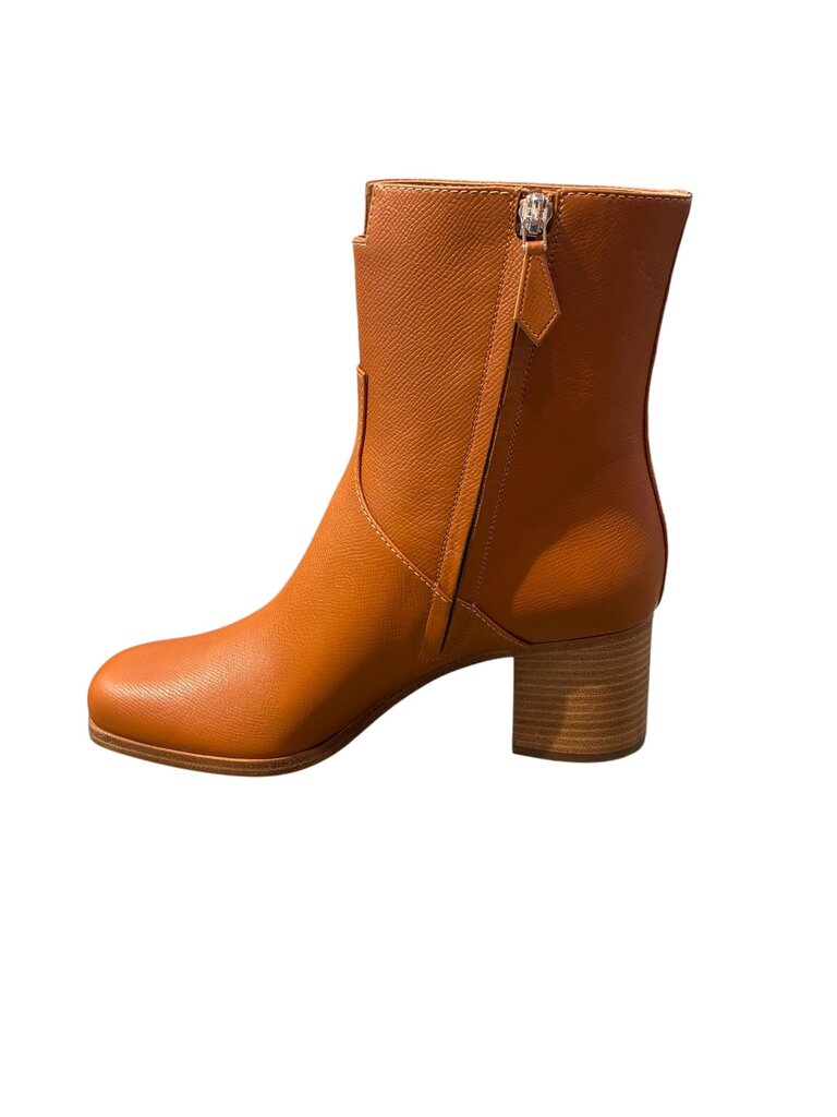 Hermes Flatteuse 60H logo boots saddle 39