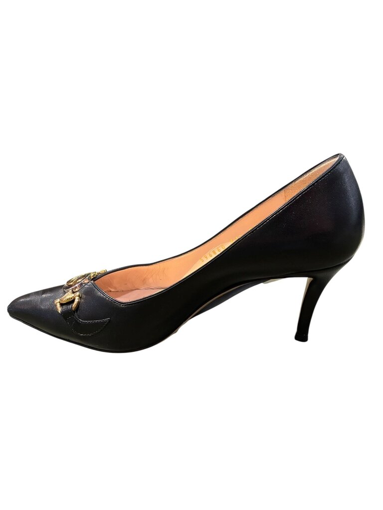 Gucci GG horsebit Pumps black 37.5