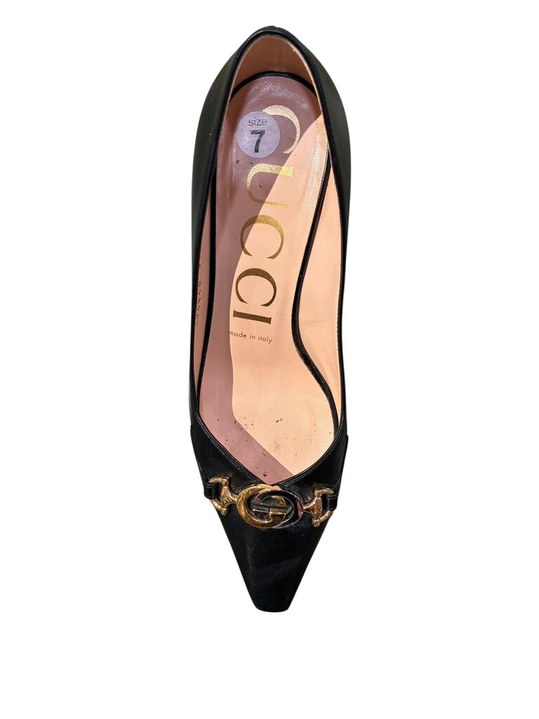 Gucci GG horsebit Pumps black 37.5