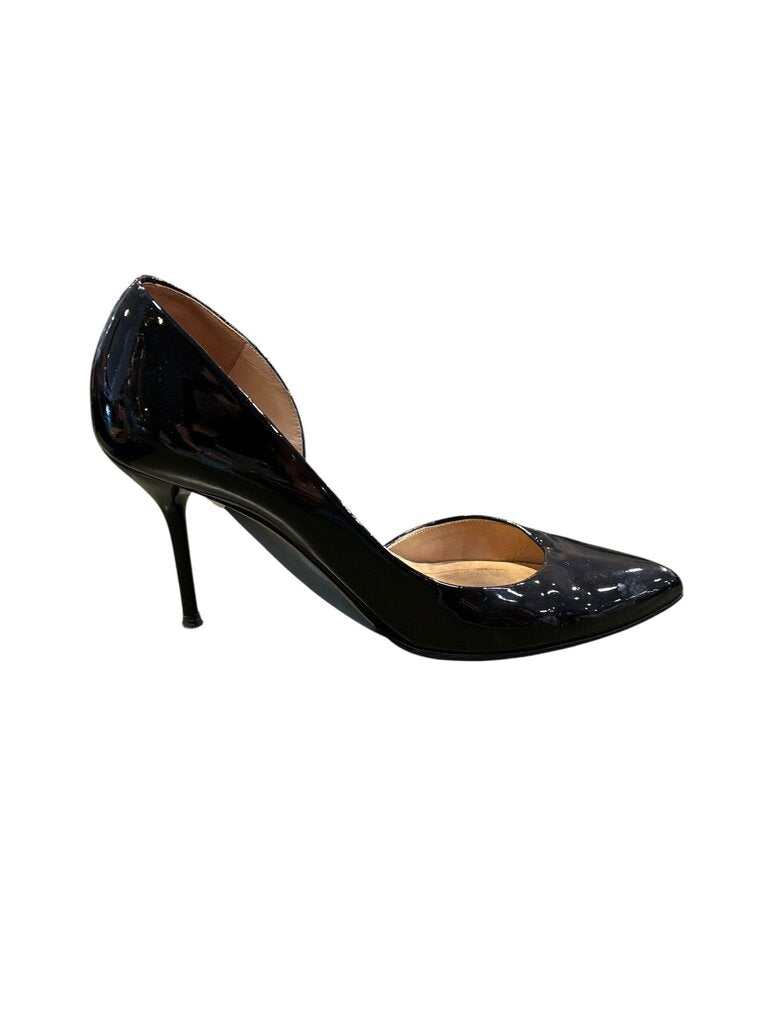 Gucci Patent D'orsay pump black 7.5