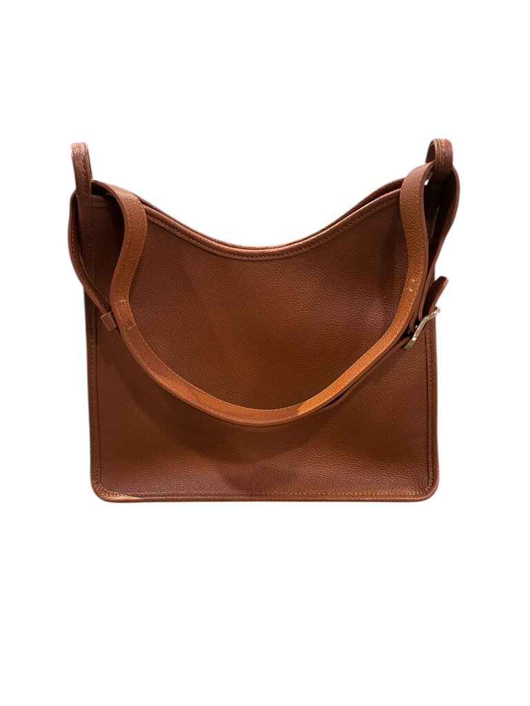 Longchamp Le Foulonne shoulder bag tan med