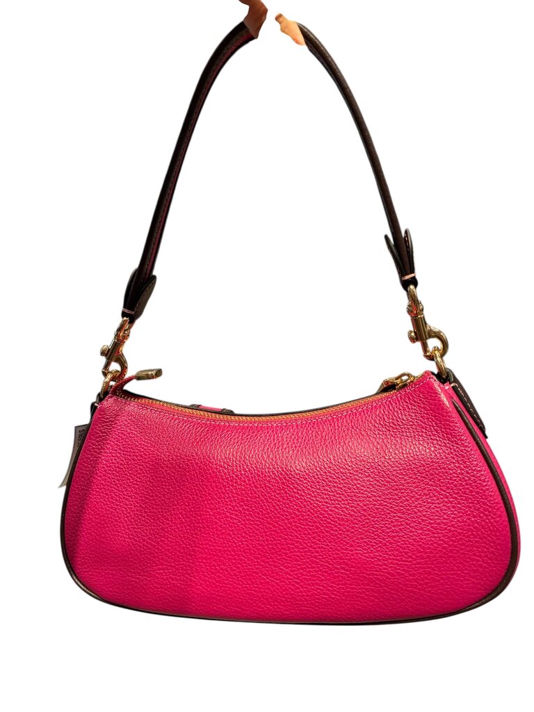 Coach Ashton double pocket frnt shoulder bag fuschia mini