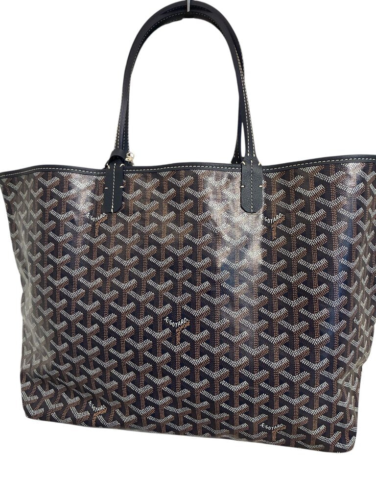 Goyard Saint Louis Canvas Tote w/ pouch NWT navy Med