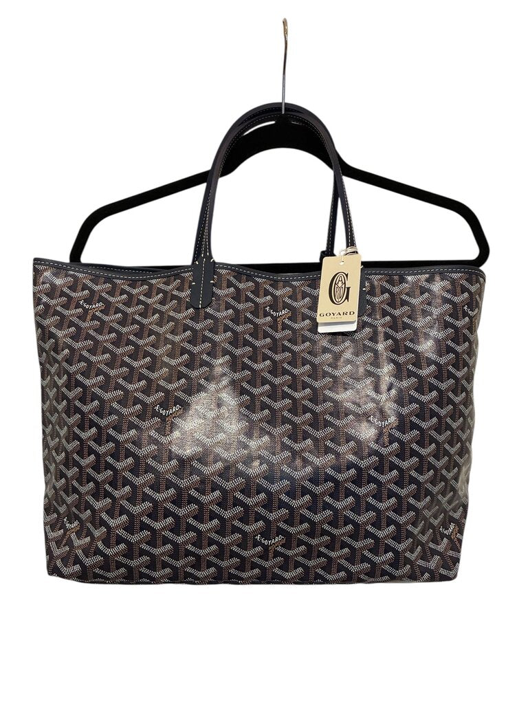 Goyard Saint Louis Canvas Tote w/ pouch NWT navy Med