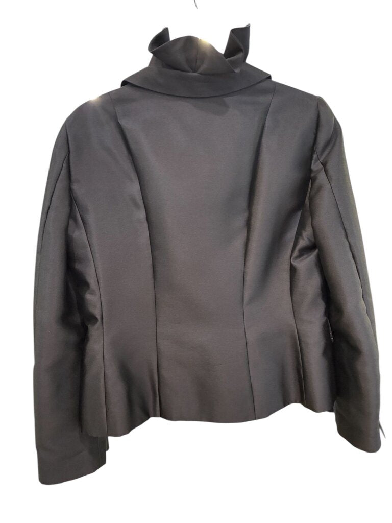 Moschino C&C Silk Ruffle blazer black large