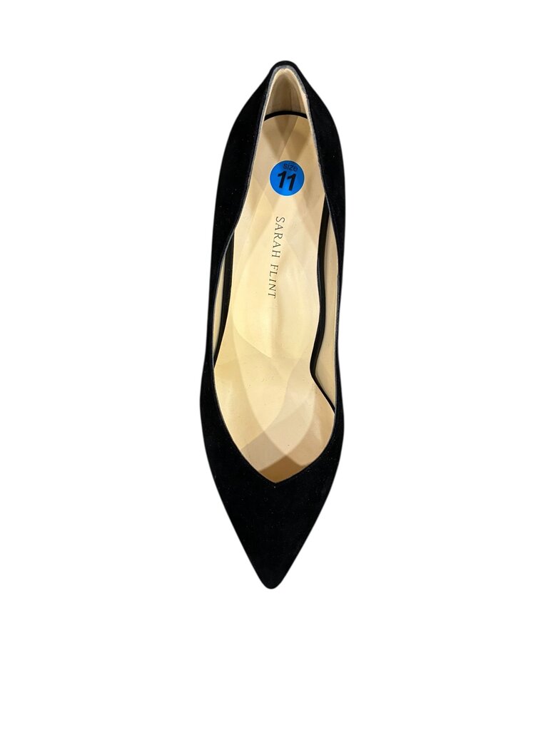 Sarah Flint tortoiseshell heel suede pump black 41
