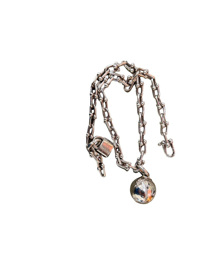 Tiffany & Co Ball Lock Bracelet silver