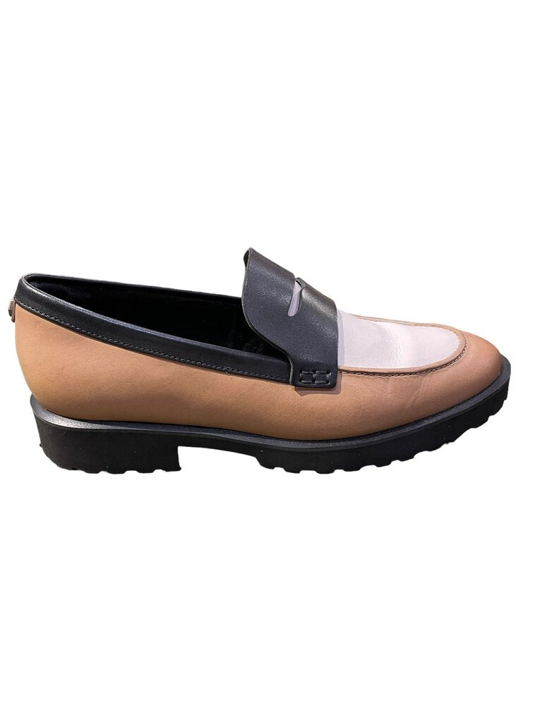 Cole Haan chunky colorblock loafer camel brwn 7.5