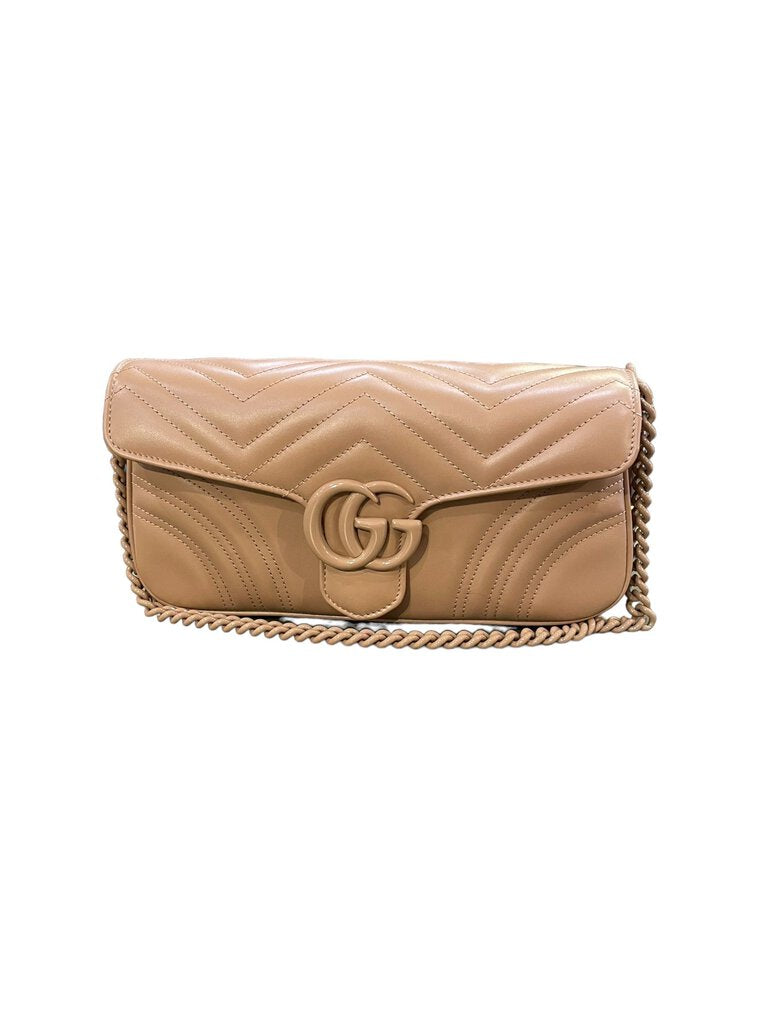 Gucci GG Marmont matelassé shoulder bag Neutral
