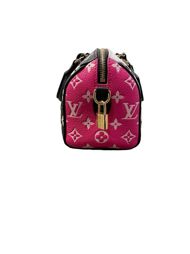 Louis Vuitton Speedy 20 Spring in the CIty NO Bandouliere - no strap black white pink